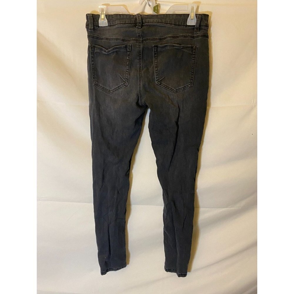 Distressed Jeans Women’s 10 Emo Goth stretch - Picture 2 of 2